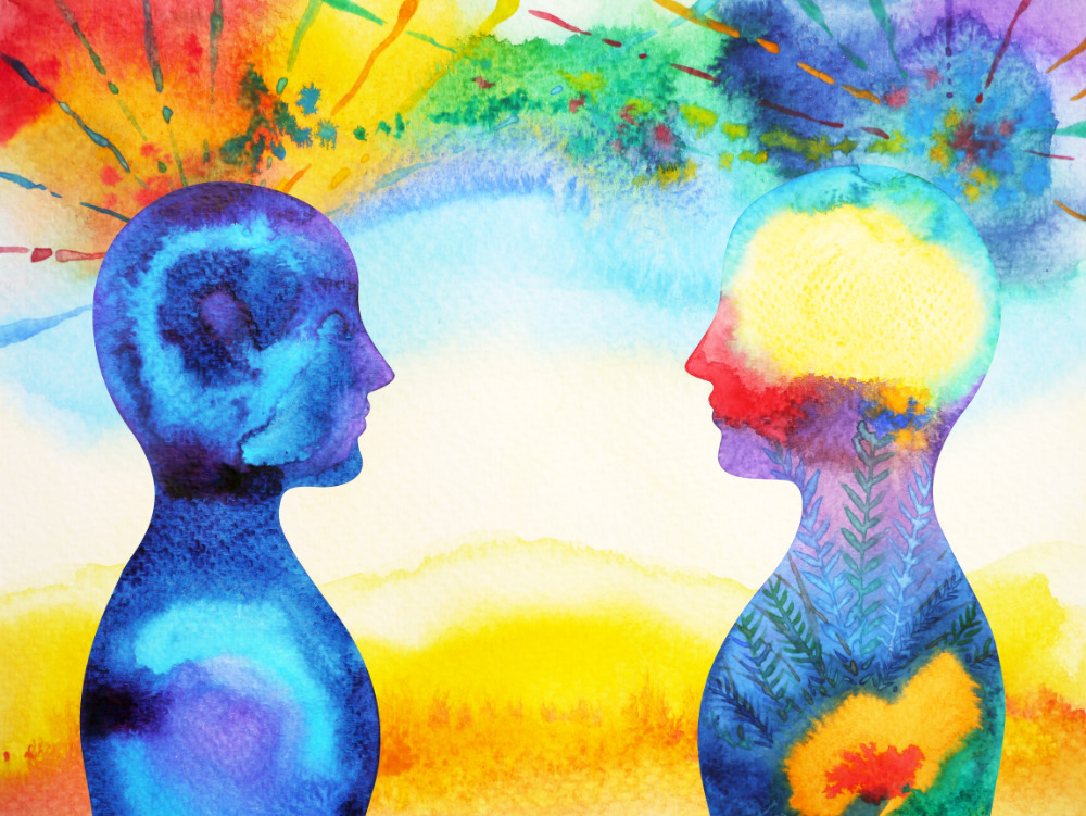 Psychosomatothérapie - aquarelle